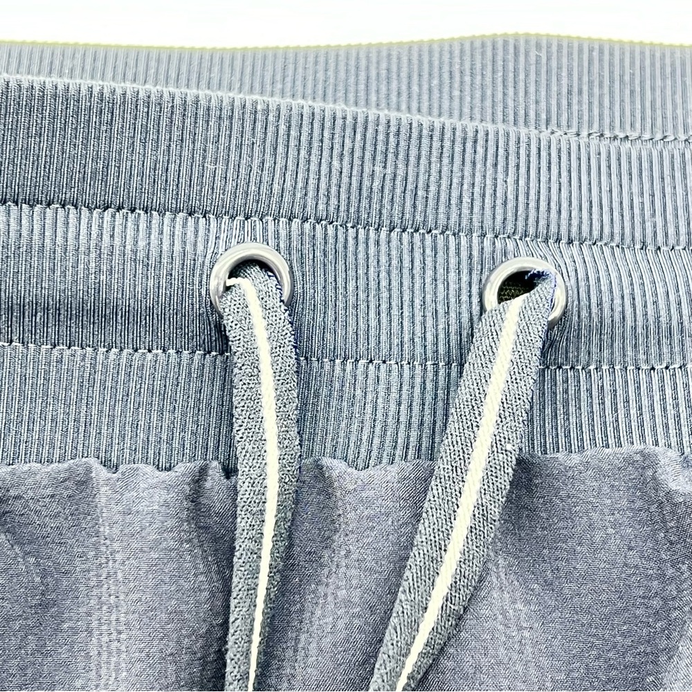 Talbots Navy Mini Skirt w/Hidden Shorts Drawstring Waistband Front Pockets - Picture 3 of 7